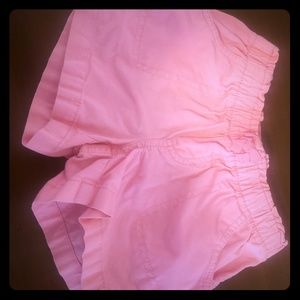Girls pink shorts